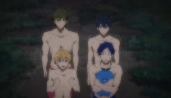 Free! - Iwatobi Swim Club (English Dub) Reunion at the Starting