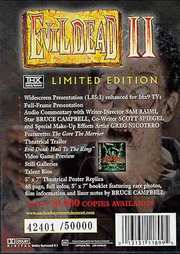 Preview Image for Back Cover of Evil Dead II: Limited Edition Tin