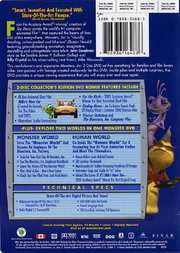 Preview Image for Back Cover of Monsters, Inc.  Deluxe Edition (2 Disc Set)