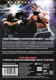 Preview Image for Back Cover of Calzaghe vs. Lacy