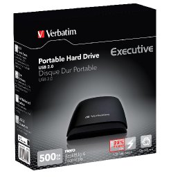 Preview Image for Verbatim 500Gb Executive Portable Hard Drive