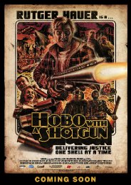 Preview Image for Rutger Hauer in Hobo With A Shotgun coming to a cinema near you this July