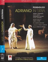 Preview Image for Pergolesi: Adriano in Siria