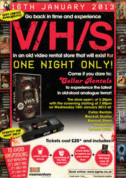 Preview Image for V/H/S video rental store screening! Viva la VHS!
